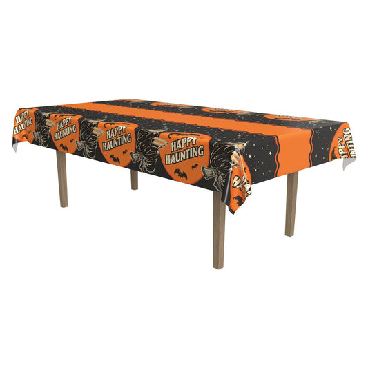 Black & Orange Halloween Tablecloth