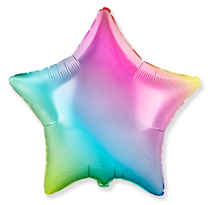 Star Gradient Pastel Balloon - 18"