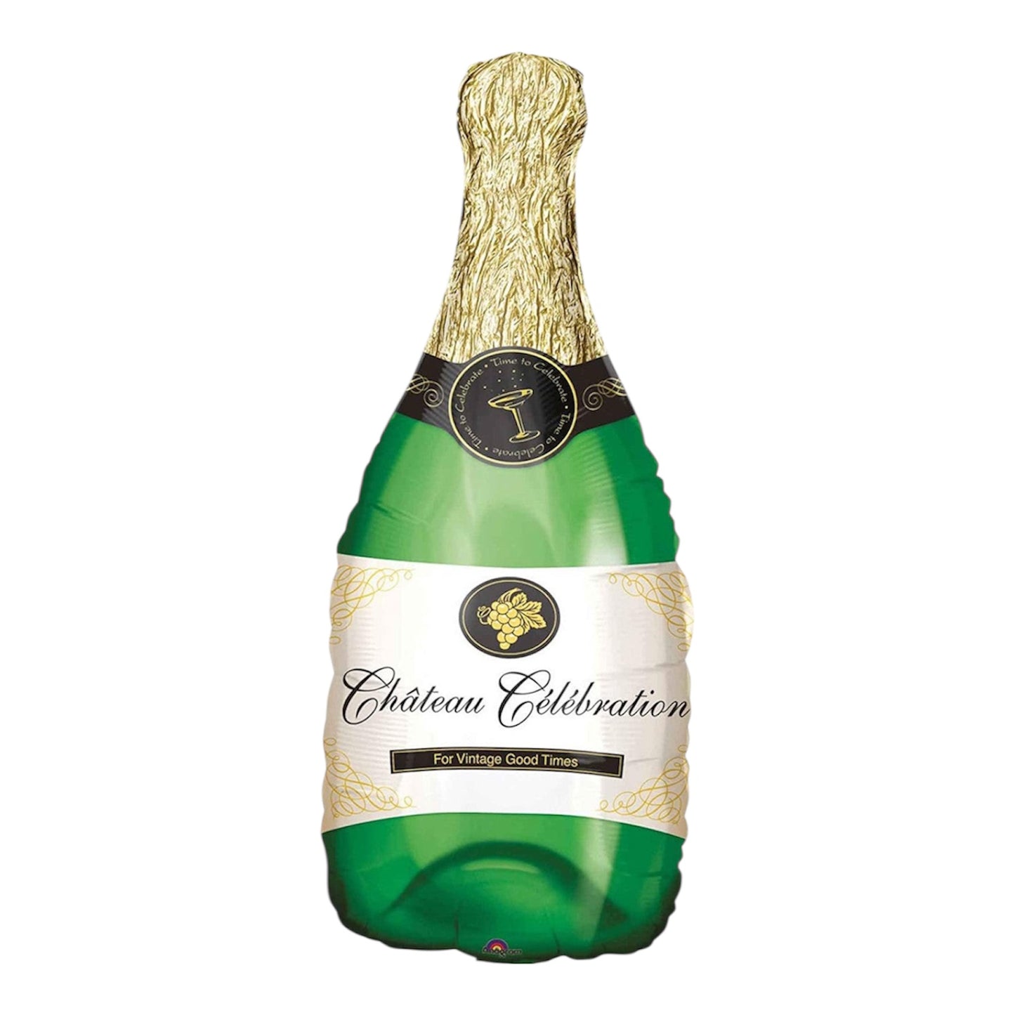 Champagne Bottle Foil Balloon - 36" Bubbly Wine Supershape for Celebrations