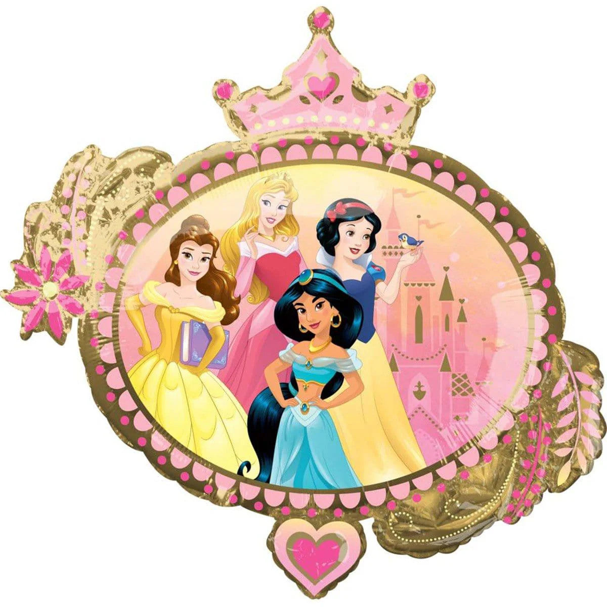 Disney Princess Supershape Foil Balloon Gold Mirror