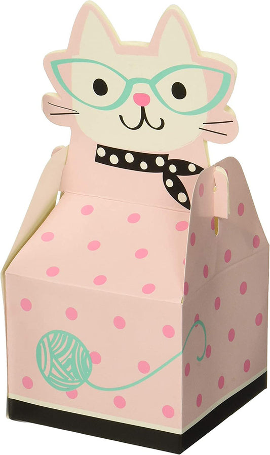 Purr-fect Cat Party Favor Boxes
