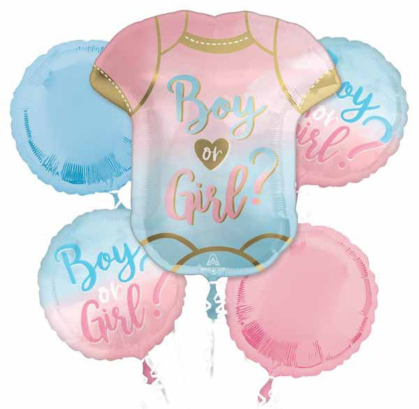 Gender Reveal Balloon Bouquet