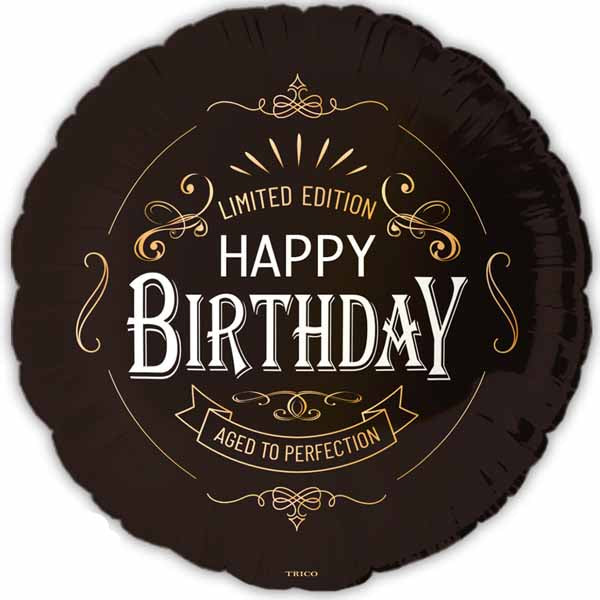 Aged to Perfection Birthday Foil Balloon 18"