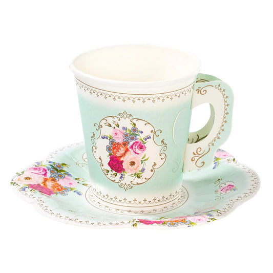 Tea party tableware