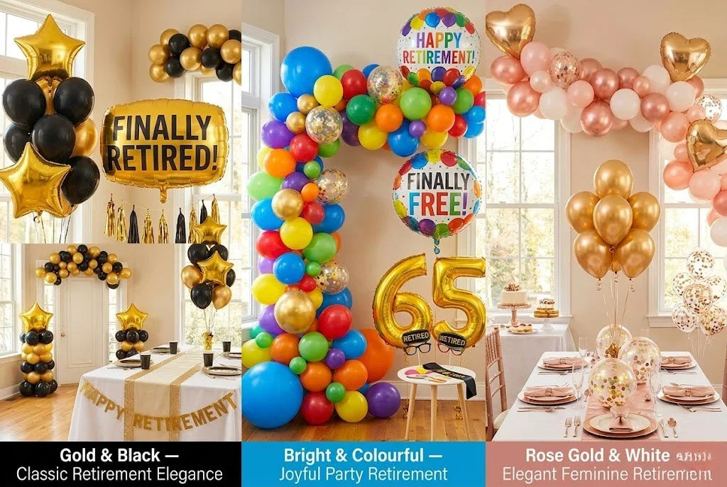 Retirement Party Balloons And Decoration Delivery in Canada: Send Them Off in Style