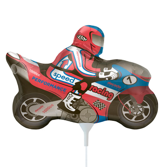 Air-Filled Motorcycle Shape Foil Balloon