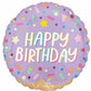 Ice Cream Party Happy Birthday 18" Foil Balloon
