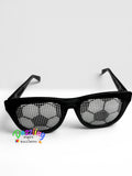 Kids Soccer Pinhole Party Glasses