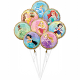 Anagram Disney Princesses Once Upon A Time Balloon Bouquet 8 Foil Balloons Decor