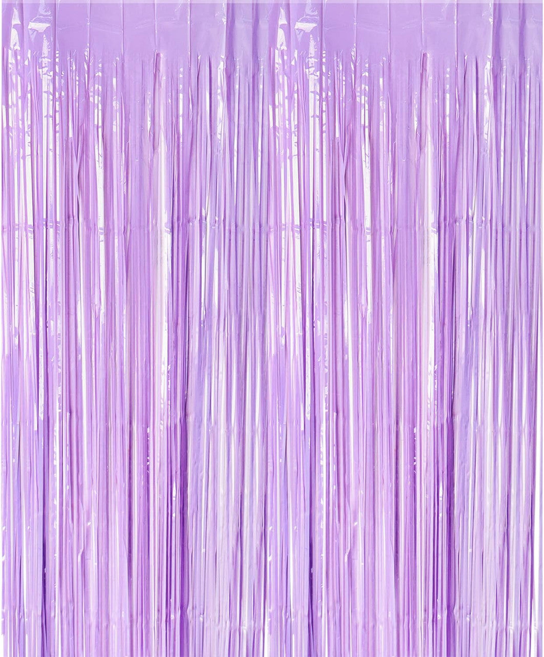 Macaron Purple Tinsel Foil Fringe Curtain Decorative Party Decor