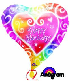 Watercolor Birthday Balloon