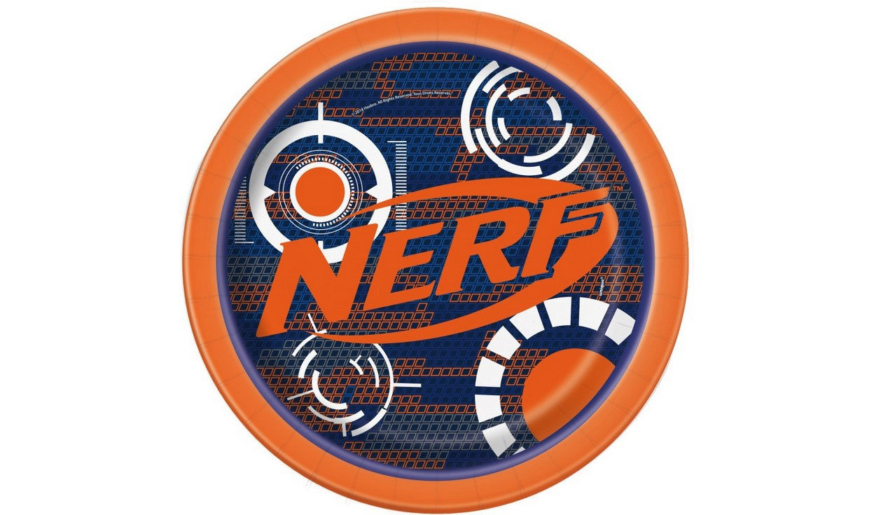 Nerf Party Round 9" Dinner Plates 8/CT