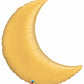 Qualatex 35" Gold Crescent Moon Foil Shape Balloon Decor