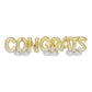 "Congrats" Decoration Phrase Deluxe Airloonz 131" Foil Balloon Decor