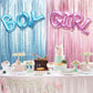 Blue Air-Filled 42" Boy Word Script Mylar Foil Balloon Decor