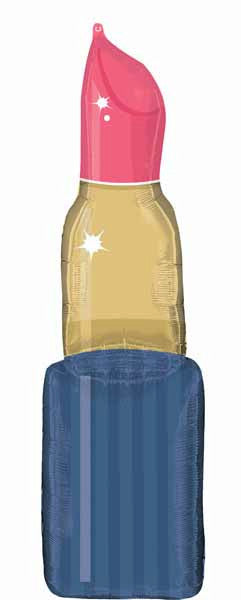 Spa Party Lipstick 41" Supershape Foil Balloon