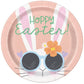 Cool Bunny "Hoppy Easter!" Round 9" Dinner Plates 8/CT