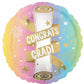 Pastel Grad Party 18" Round Foil Balloon