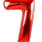34” Number Balloon Red Trico