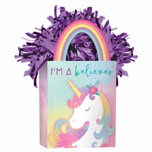Enchanted Unicorn Mini Tote Balloon Weight
