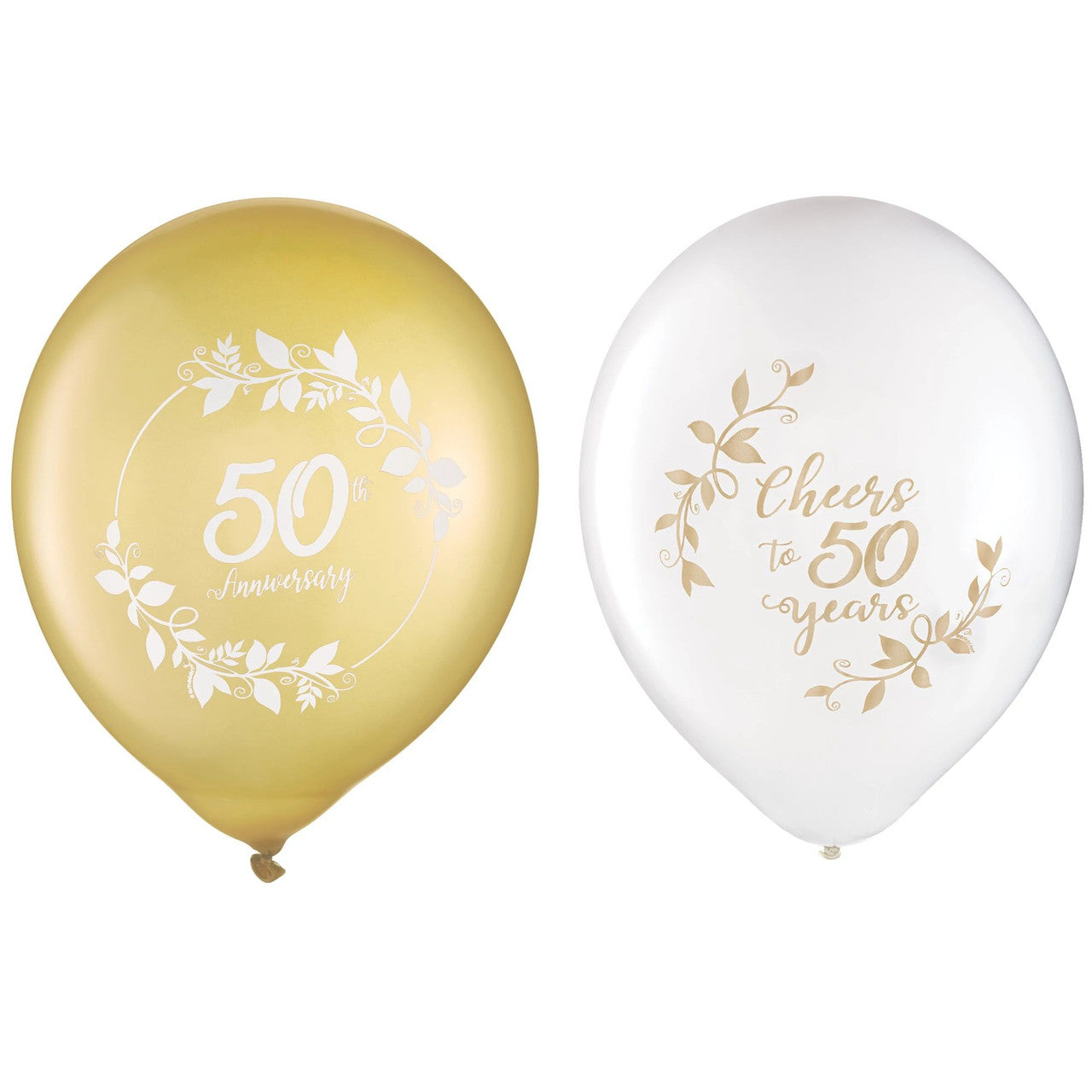 Pack of 15 Balloons For 50th Wedding Anniversary