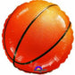 18" Round Basketball Ball Foil Balloon
