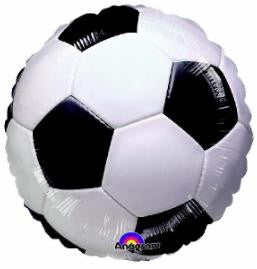 18" Round Soccer Ball Foil Balloon
