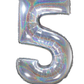 26" Foil  Balloon Number Holographic