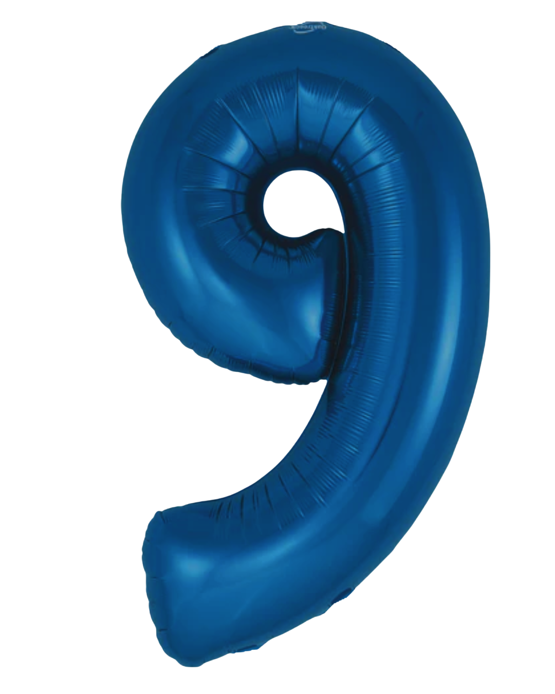 34” Number Balloon Navy Blue Foil