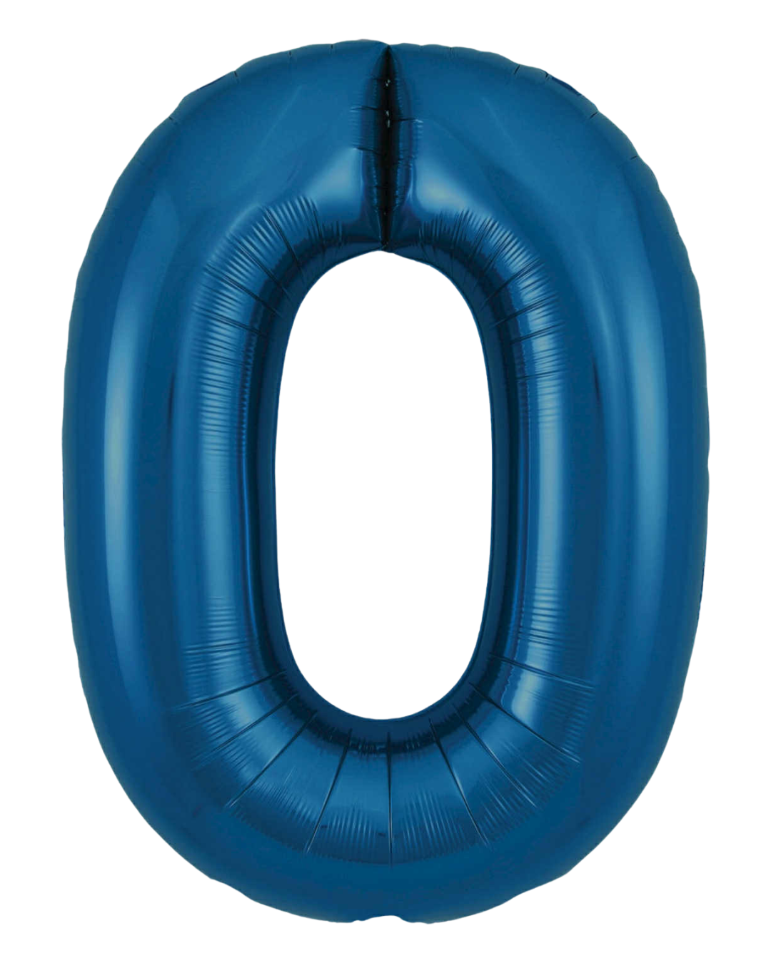 34” Number Balloon Navy Blue Foil