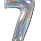 26" Foil  Balloon Number Holographic