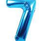 34” Number Balloon Blue Trico