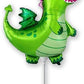 Airfill Only Green Dragon Mini Foil Balloon