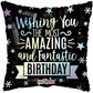 Wishing You The Most Amazing and Fantastic Birthday 18" Foil Balloon