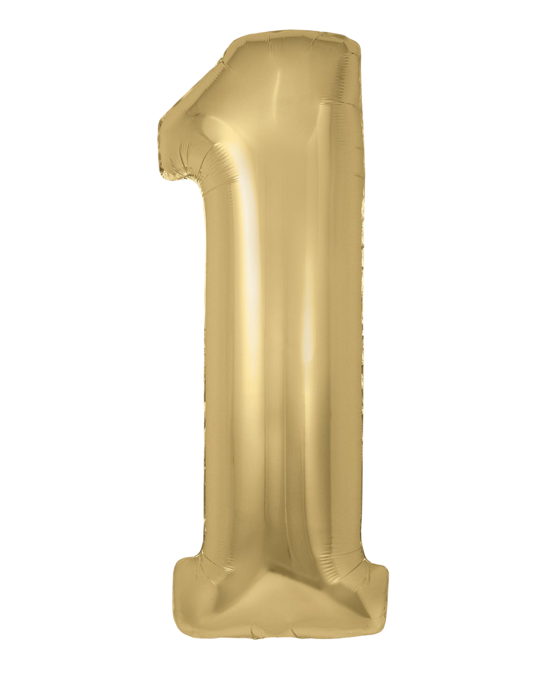 34” Number Balloon Gold Silk