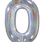 26" Foil  Balloon Number Holographic