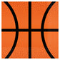 Nothin' But Net Basketball Beverage Napkins 16/CT