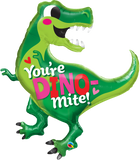 Huge Dinosaur Valentine Foil Balloon