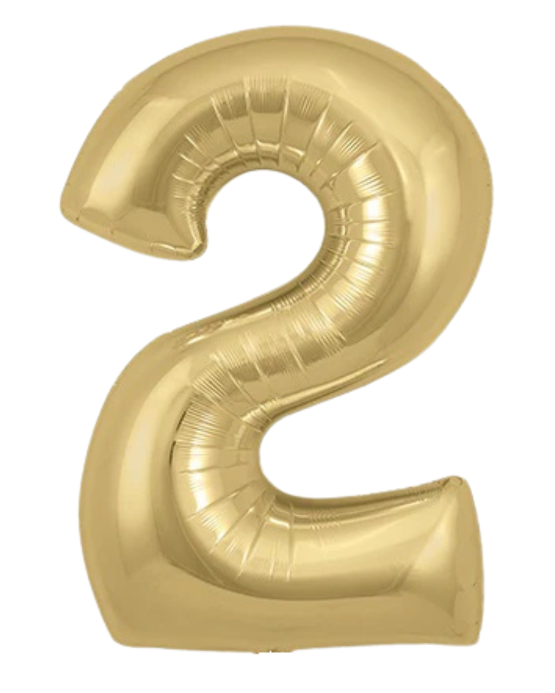 34” Number Balloon Gold Silk