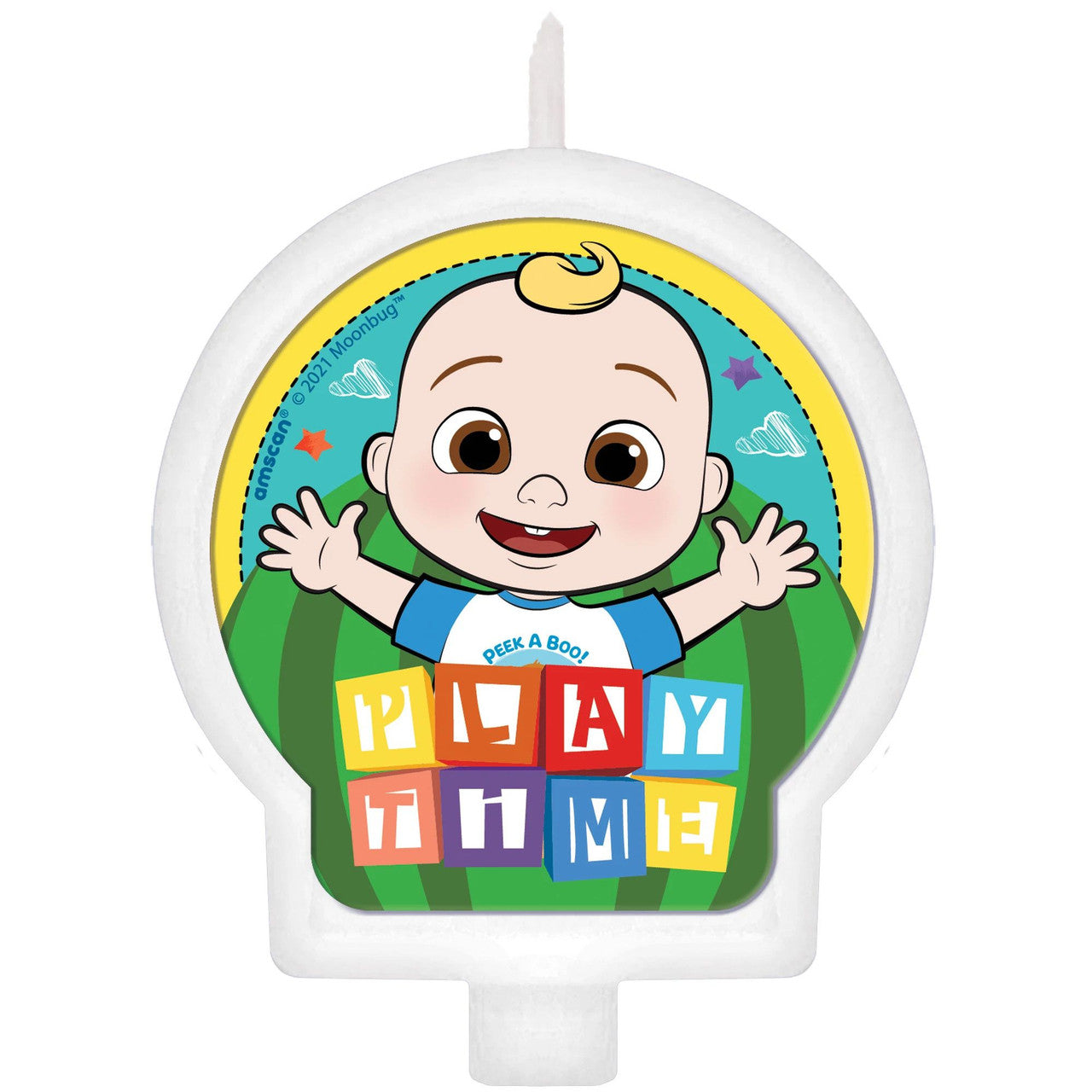 Cocomelon Play Time Birthday Party Cake Candle