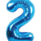34” Number Balloon Blue Trico