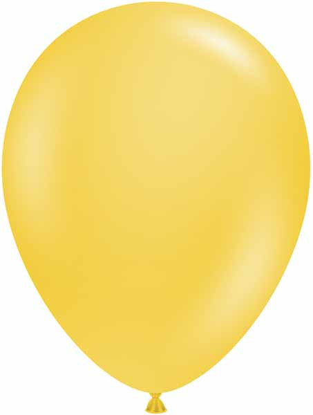Tuftex 11" Latex Balloon Blossom Goldenrod
