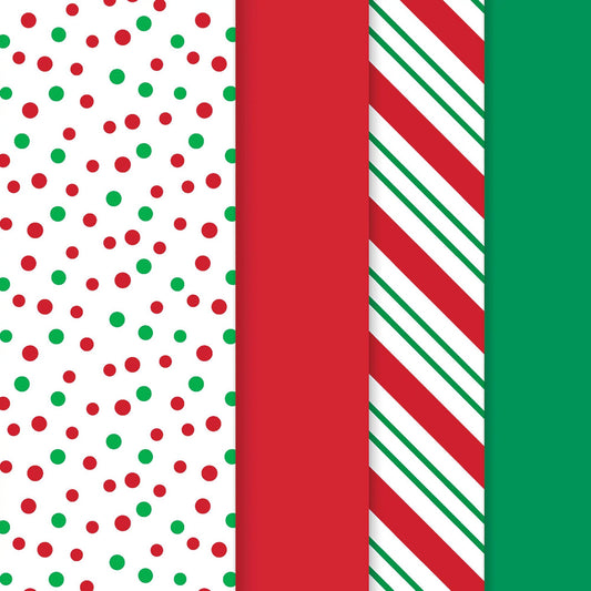 Printed Christmas Holiday tissue paper for gift wrapping