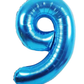 34” Number Balloon Blue Trico
