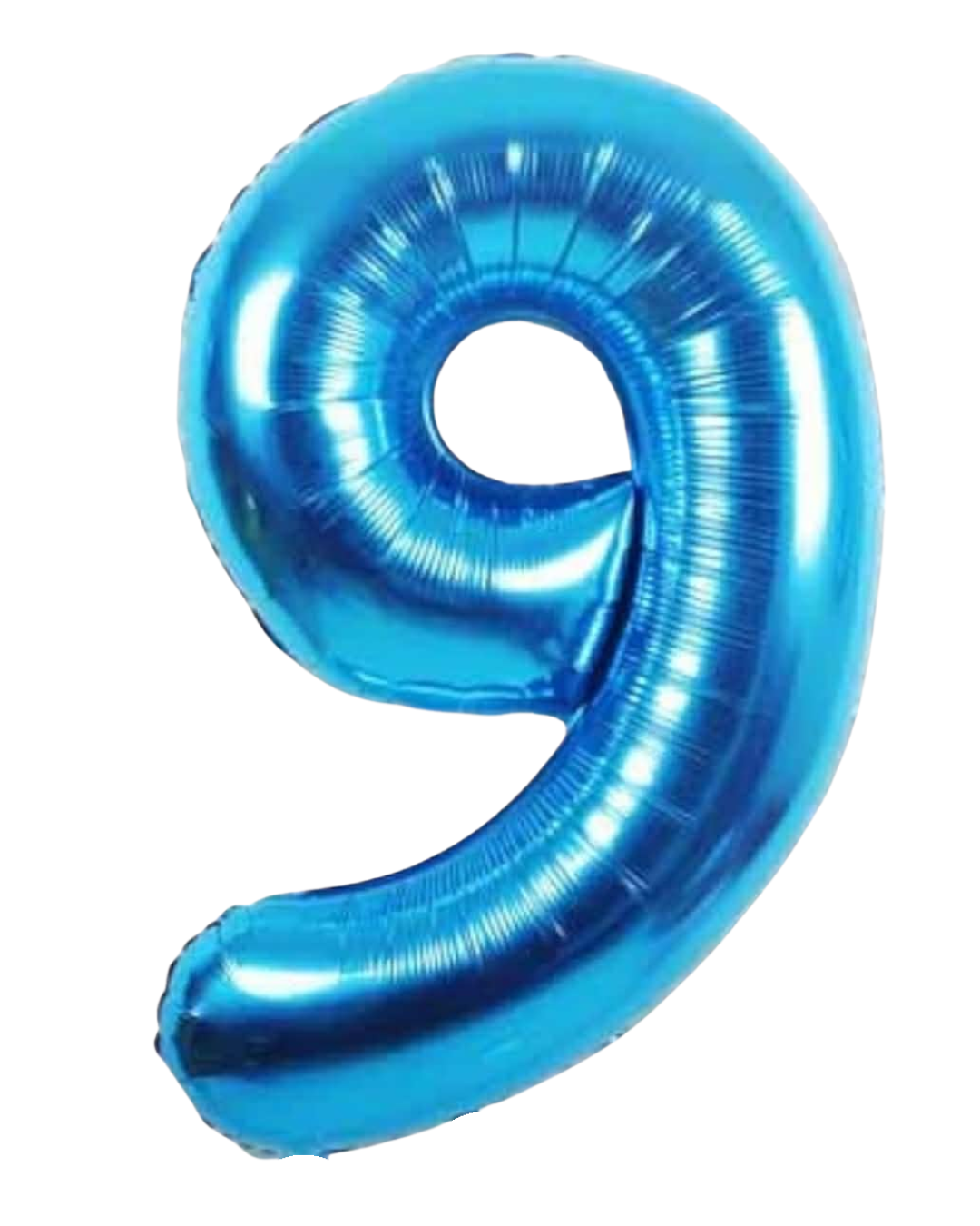 34” Number Balloon Blue Trico