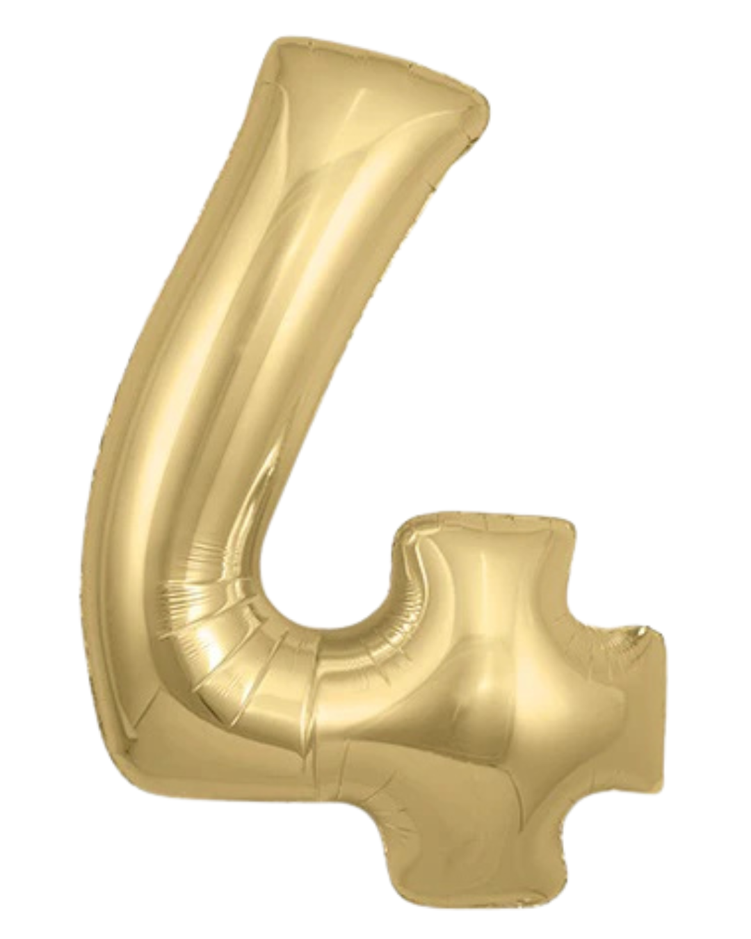 34” Number Balloon Gold Silk