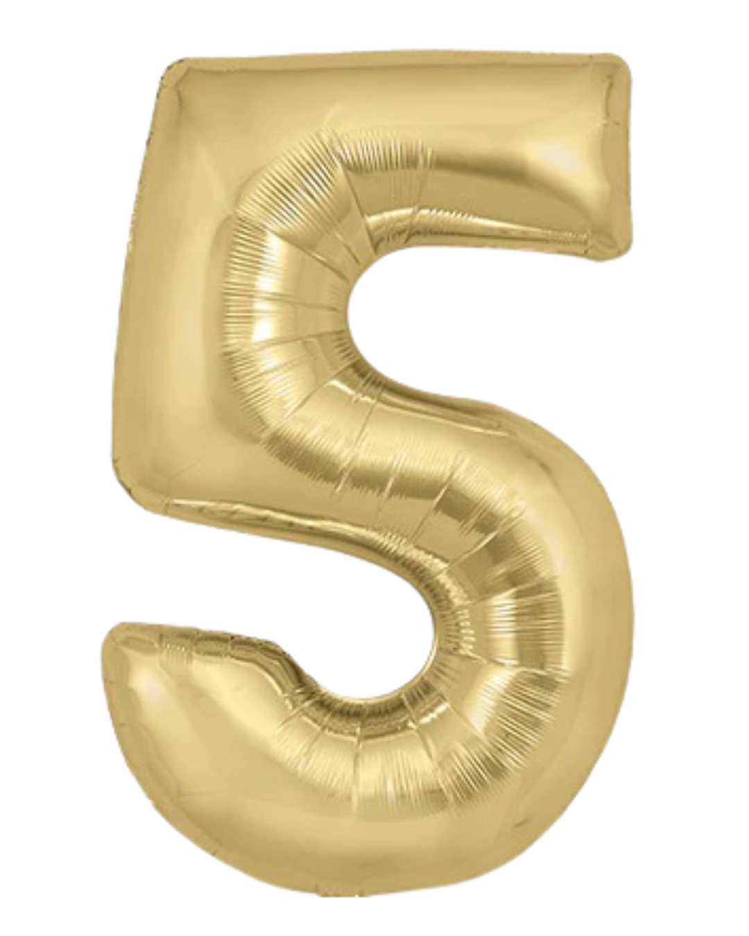 34” Number Balloon Gold Silk