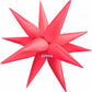 Prima Electric Coral 40" 3D Magic Starburst Shape Air Fill Foil Balloon