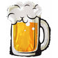 Jumbo Beer Glass Mug Foil Balloon 36"