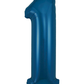 34” Number Balloon Navy Blue Foil